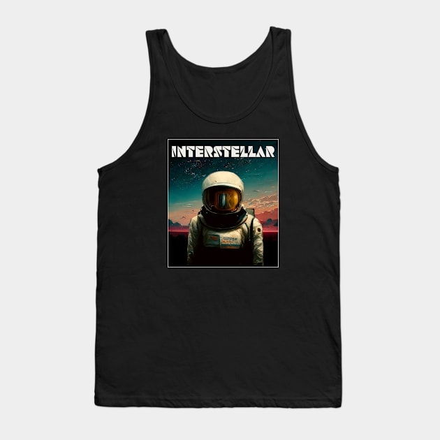 Interstellar, astronaut space travel, universe discovery Tank Top by Teessential